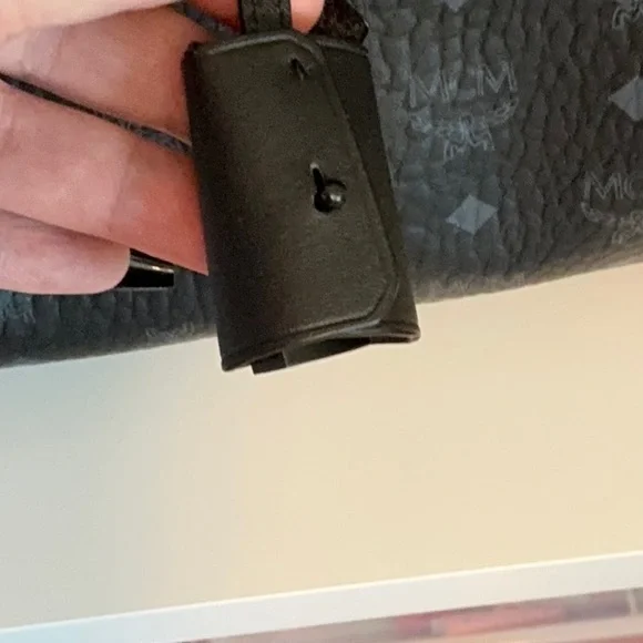 MCM Black Ottomar Weekender Duffel Bag Luxurious Travel Essential - Picture 2 of 12